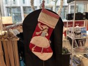 Julstrumpa med konståkare